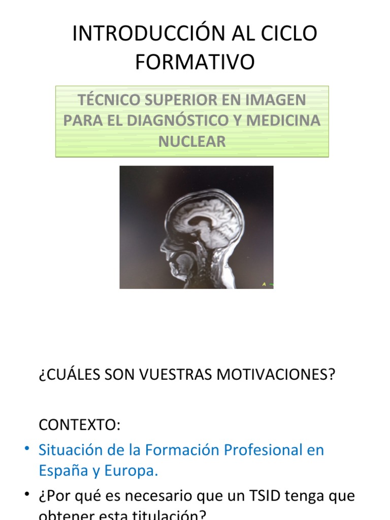 Introducción al TSID en Medicina Nuclear | PDF | Radiología | Medicina ...