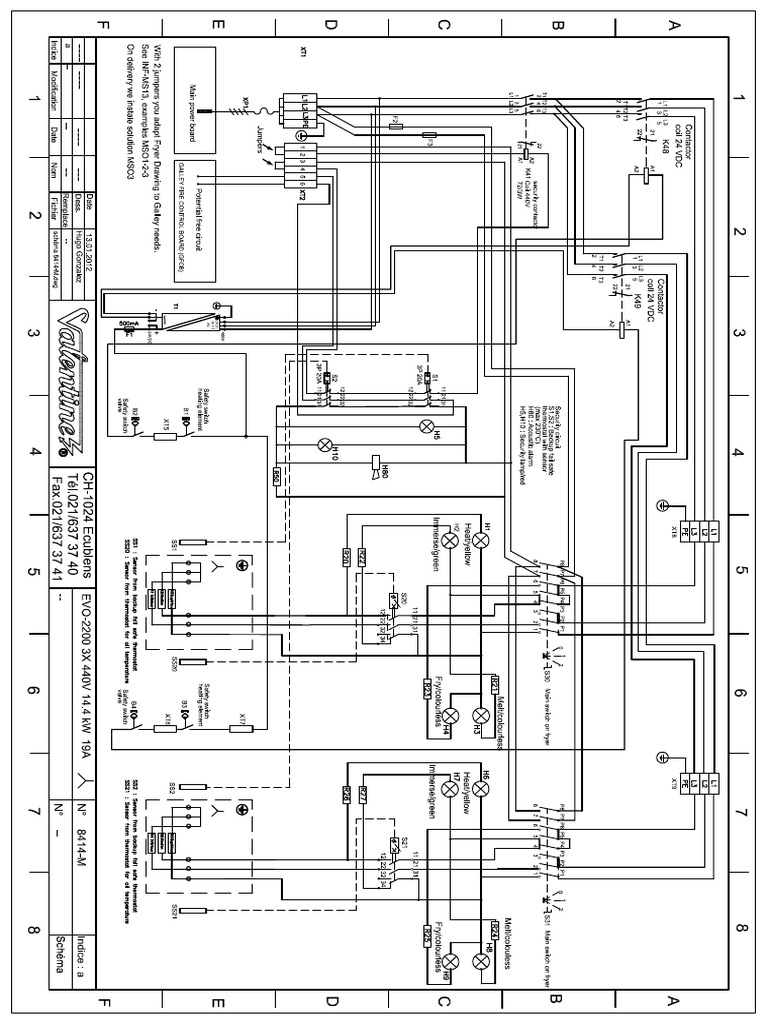 EVO Fryers Wiring Diagram PDF