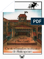 Cuentos Basados en El Teatro de Shakespeare (Charles Lamb Mary Lamb (Lamb, Charles Lamb Etc.)