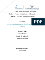 Ziyad Ghandour Les Attributions Du Wali Et Du Président Du Conseil