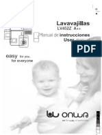 LAVAVAJILLAS LV452Z Manual Usuario Web