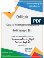 Treinamento em Marketing Digital Focado em Google Ads