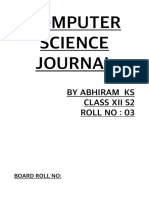 Computer Science Journal Programs