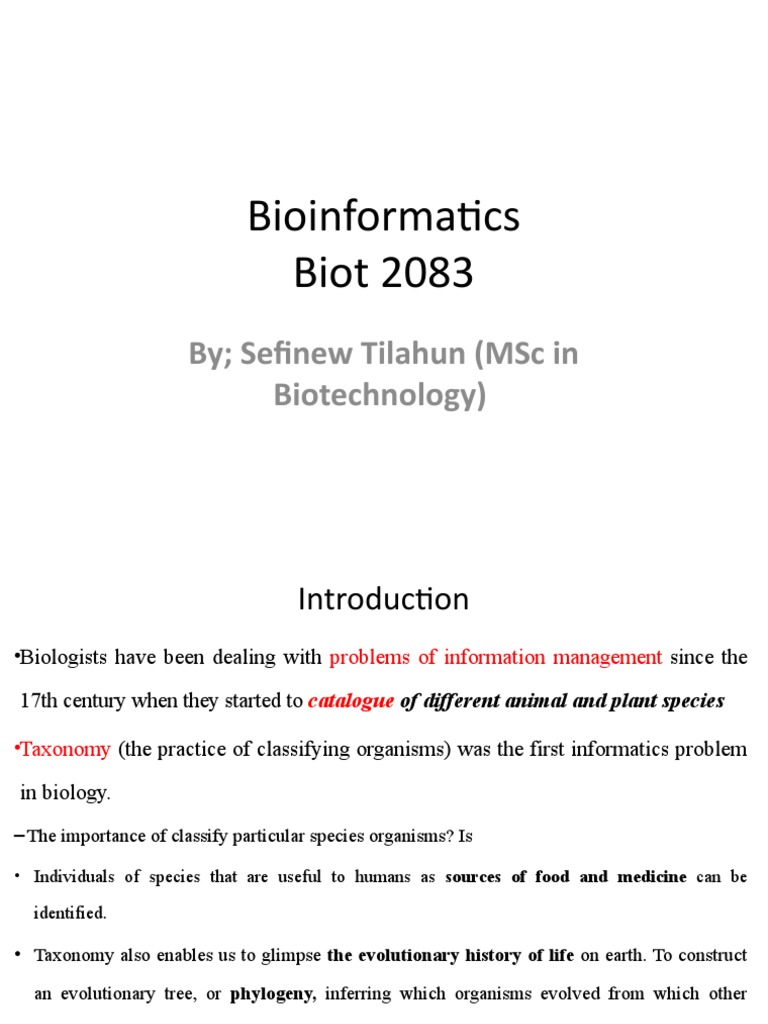 Bioinformatics | PDF | Genetic Code | Rna