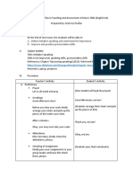 Macro Skills (Lesson Plan)