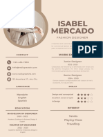 White Simple Student CV Resume