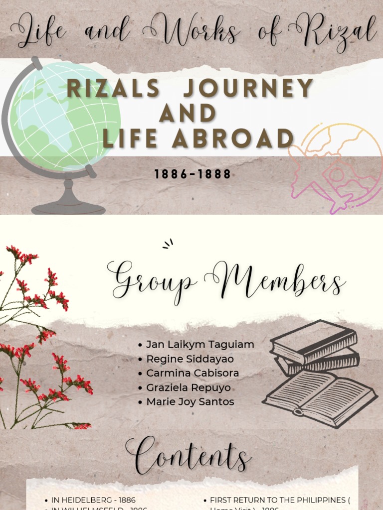Rizal's European Journey: 1886-1888 | PDF | Macau