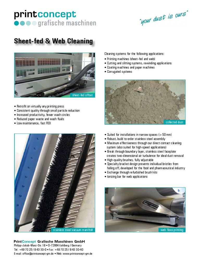 Printing Press Cleaning Solutions | PDF | Industrial Processes ...