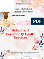 School and Community Health Services
