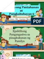 EPP 6 Epektibong Pangangasiwa NG Pinagkukunan NG Pamilyae