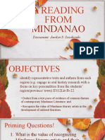 A Reading From Mindanao