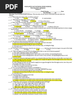 Grade 5 Science Term 1 Assessment | PDF | Circulatory System | Blood