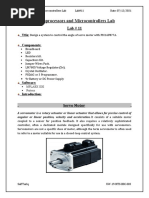 Microprocessors and Microcontrollers Lab: Title: Components