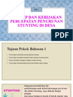 PB 1 - Konsep Dan Kebijakan Percepatan Penurunan Stunting Di Desa