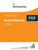 Rechtstheorie (Thomas Vesting)