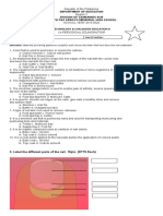 Nail Care Services Test Paper