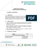 Resultado Finales Convocatoria de Proyectos CRIIE Urabá