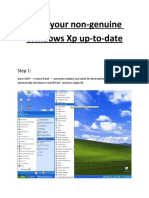 Keep Your Non-Genuine Windows XP Up-To-Date