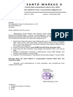 Surat Pemberitahuan Penerimaan Rapor & Libur Natal 2021