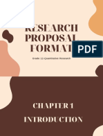 Research Proposal Format