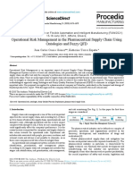 Operational Risk Management in The Pharmaceutical