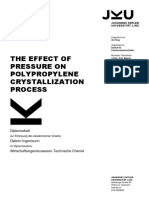 The Effect of Pressure On Polypropylene Crystallization Process