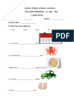 I English Adjectives WS - 13