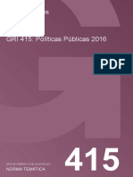 GRI 415 - Políticas Públicas 2016 - Portuguese