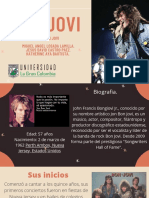 Biografía de Bon Jovi. Diapositivas.