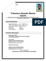 Curriculum VITAE (Francisco Gerardo Ramos Osorto) 2