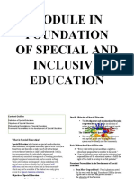 Special Education Foundations