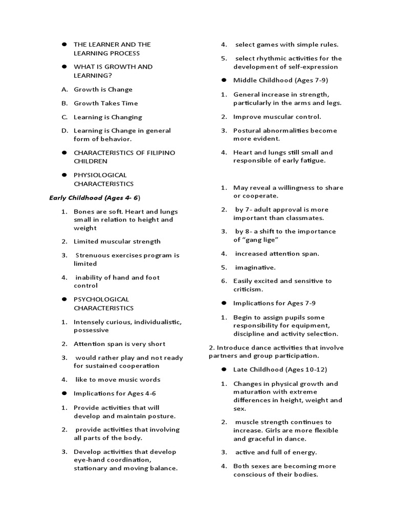 Understanding Learners' Growth Stages | PDF | Lesson Plan | Learning