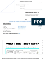 Reported Speech Online Exercise For Elementary