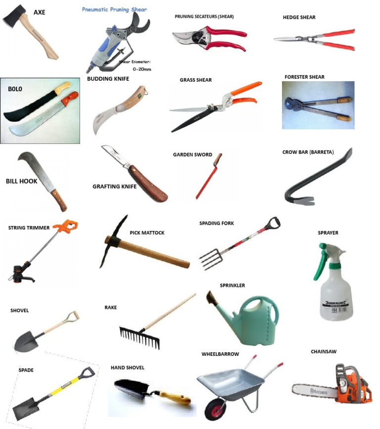 Horticulture Hand Tools PDF Cutting Tools Manufactured Goods