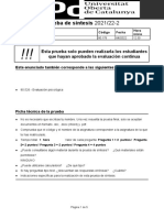 Prueba de Síntesis Turno 3 Evaluación Psicológica