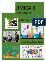 Cuadernillo de Quimica 3 de Secundaria - Trimestre III - Alumno - Omar Chiquito