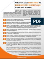 Como Declarar Precatorio Imposto de Renda 2022