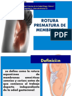 Rotura Prematura de Membrana