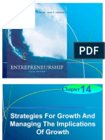 Chapter 14 - Strategies For Growth and Managing The Implications of Growth