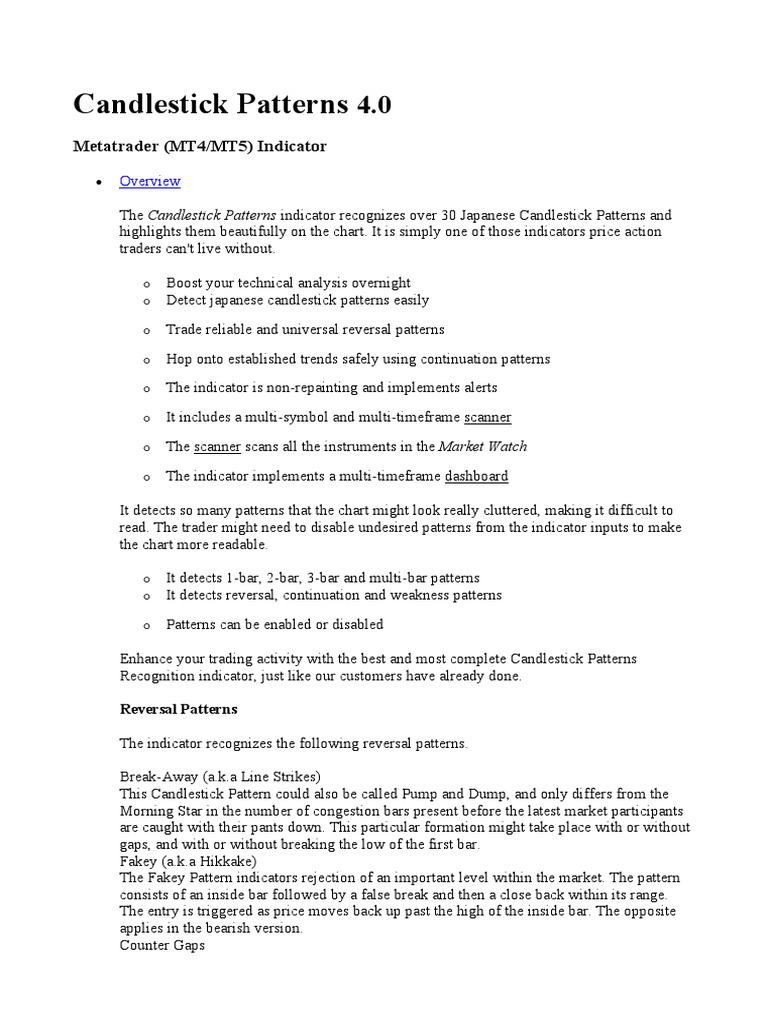 CANDLESTICK PATTERN EXPLANATION PDF visual data 2