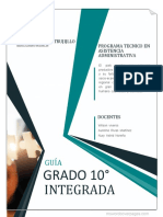 Guia de Aprendizaje Integrada Grado10°