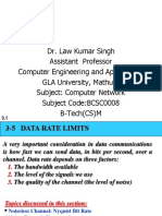 Data Rate Limits in Computer Networks