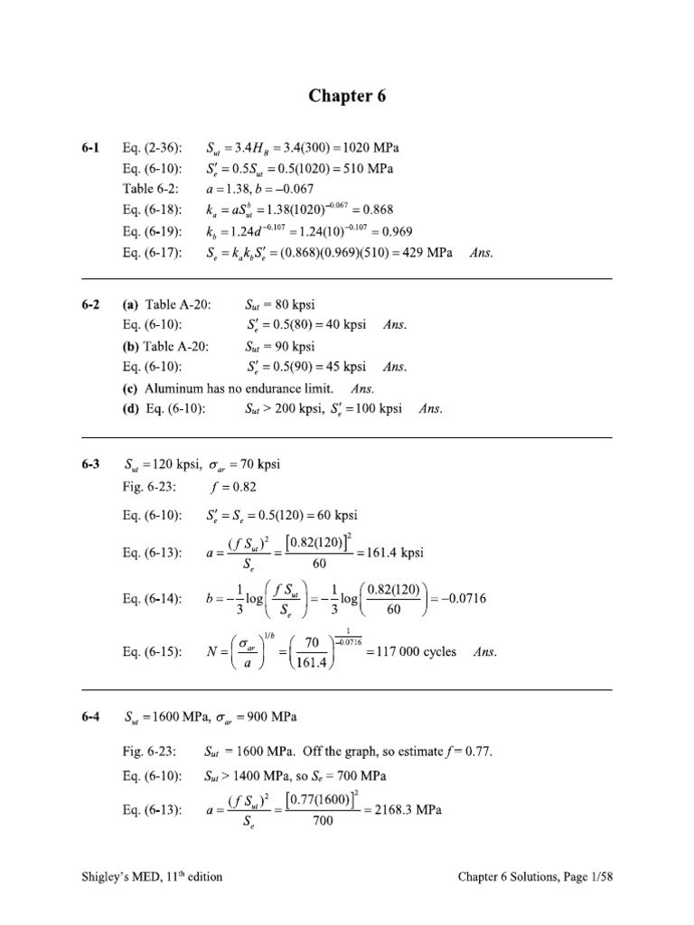 Design Chapter 6 Problem | PDF