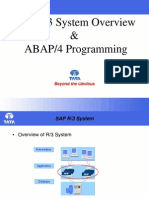 0 ABAP Overview - 2hrs