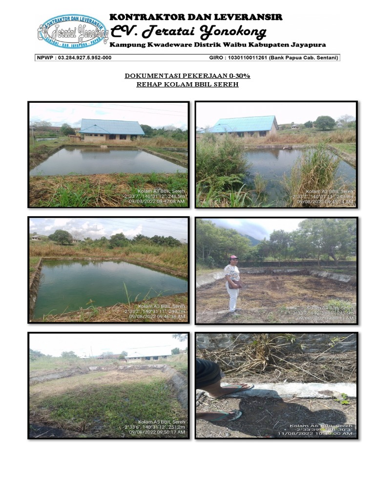 Dokumentasi Pekerjaan 0 | PDF