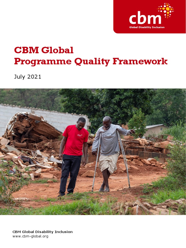 CBM Global Programme Quality Framework July 2021 | PDF | Capacity ...