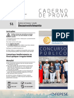 Prova FEPESE - 2022 - CELESC - Analista de Sistemas - Desenvolvimento