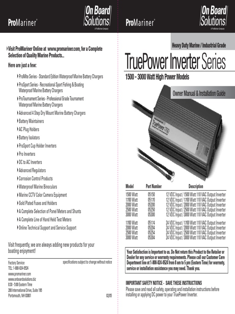 Truepower Inverter Series: Solutions Solutions | PDF | Power Inverter ...
