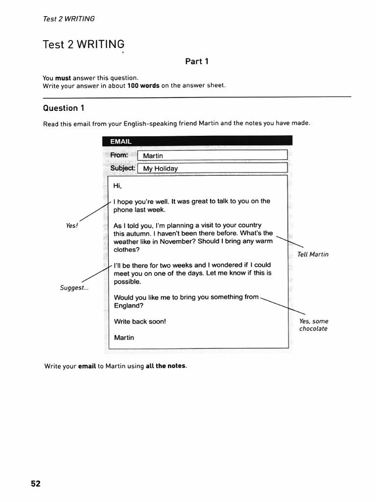 B1 preliminary writing activity sample pdf