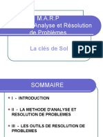 M.A.R.P Méthode D'analyse Et Résolution de Problèmes: La Clés de Sol